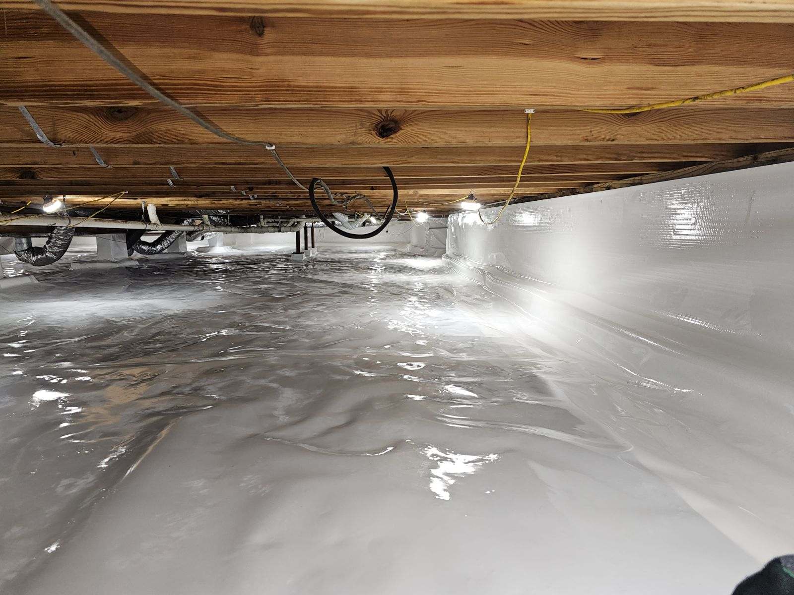 Waterproof Basement Vapor Barrier Repair
